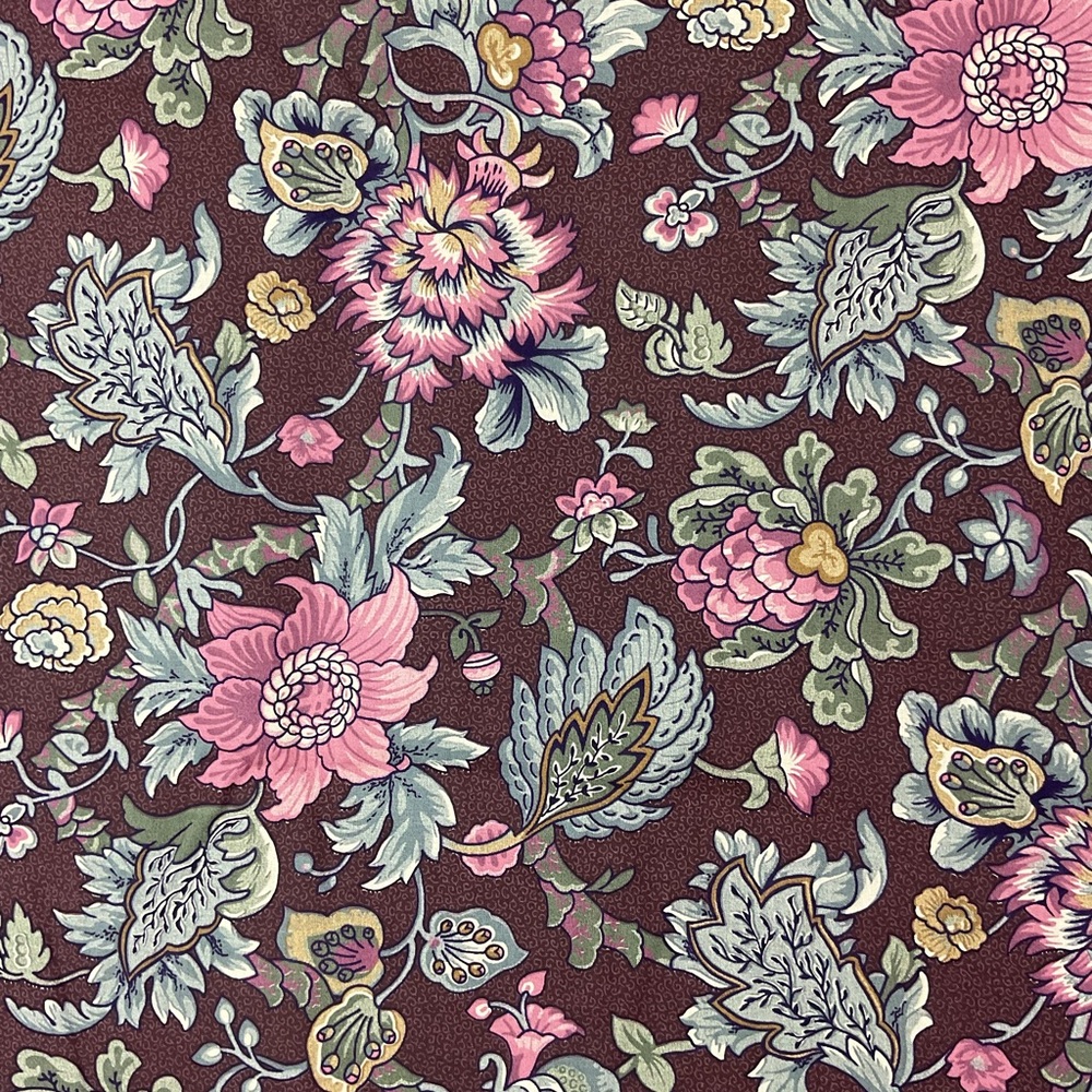 Cumberland Fons & Porter Floral Cotton Fabric for Benartex 74” x 45”
